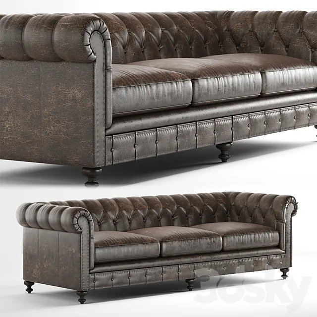 London Club sofa by Bernhardt furniture 3DModel London Club sofa by Bernhardt furniture 3DModel