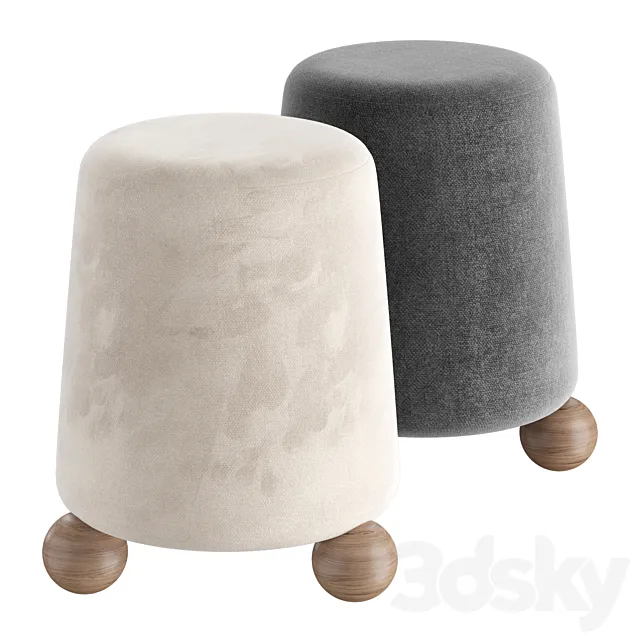 Londri | pouf 3D Model Londri | pouf 3D Model
