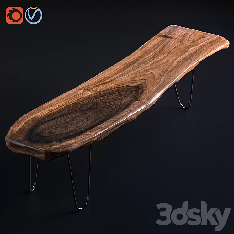 Long Slab | Slab Table 3D Model Long Slab | Slab Table 3D Model