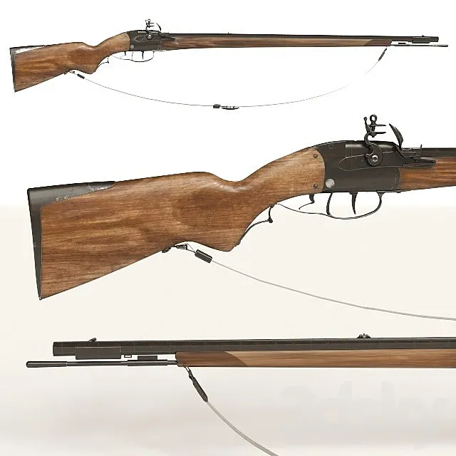 Longfire gun 3D Model Longfire gun 3D Model