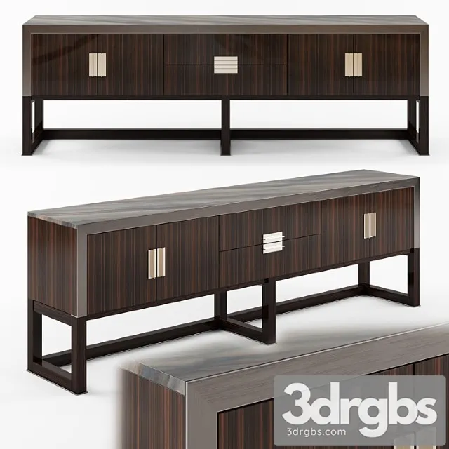 Longhi armand wooden sideboard 01 2 3D Model Download