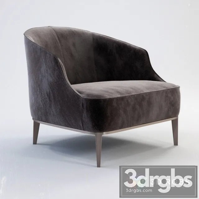 Longhi Beth Armchair 3D Model Download Longhi Beth Armchair 3D Model Download