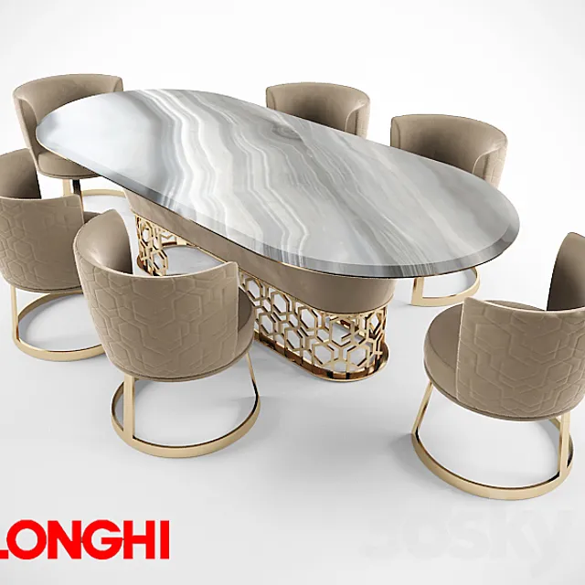 longhi clairmont and cloe 3D Model longhi clairmont and cloe 3D Model