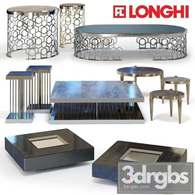 Longhi Coffee Tables 2 3D Model Download