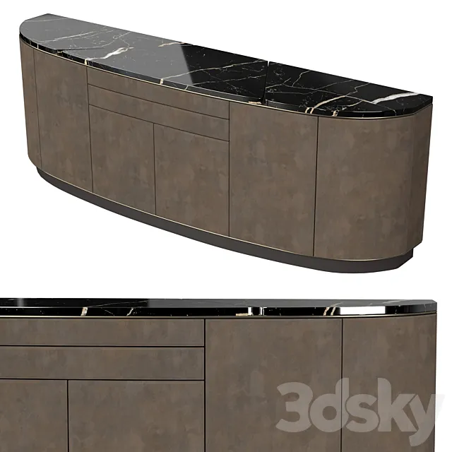 Longhi. Keope cabinet 3D Model Longhi. Keope cabinet 3D Model