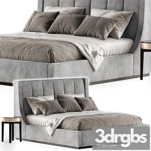 Longhi Kubrick Bed 2 3D Model Download