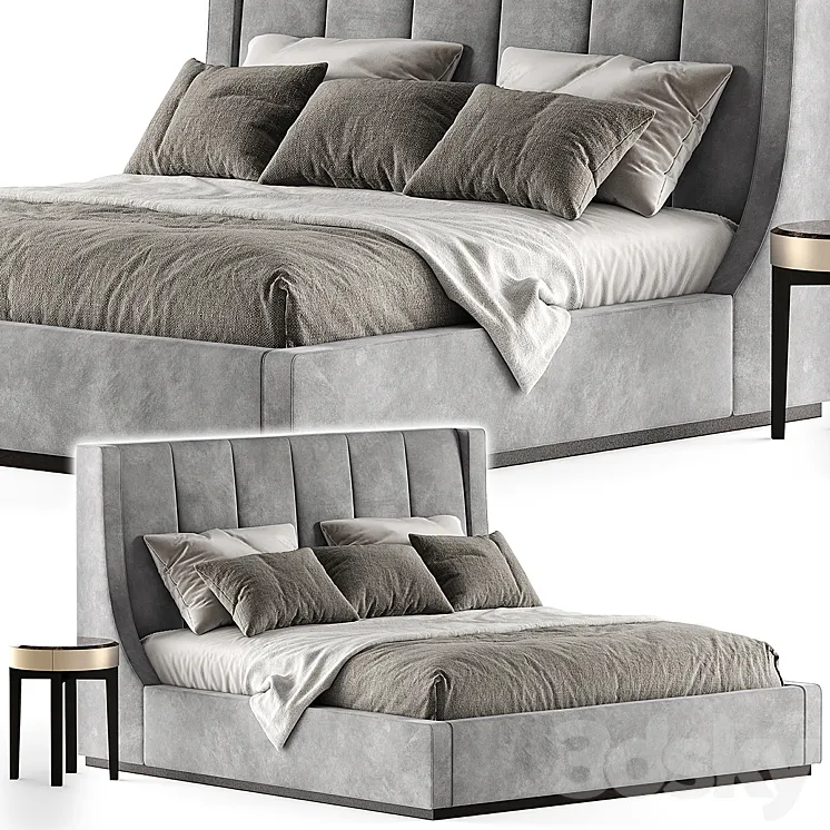 Longhi kubrick bed 3D Model Free Download