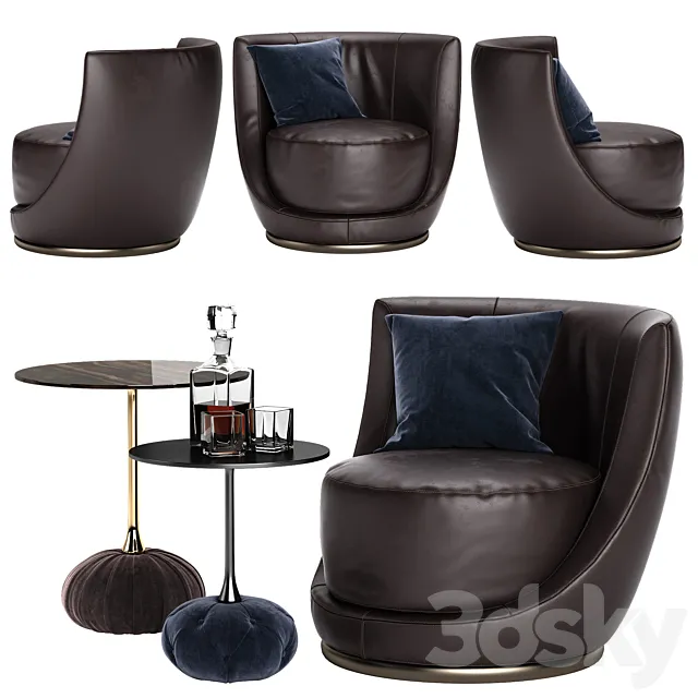 Longhi laurent chair 3DModel Longhi laurent chair 3DModel