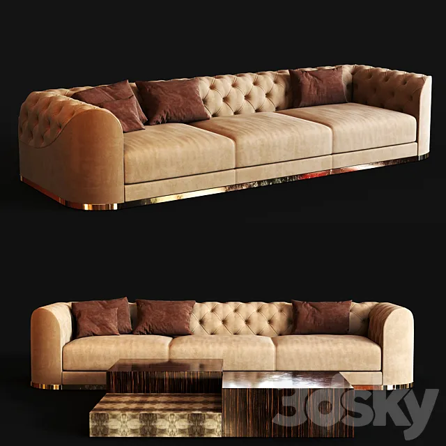 Longhi Loveluxe Milton 3DModel Longhi Loveluxe Milton 3DModel