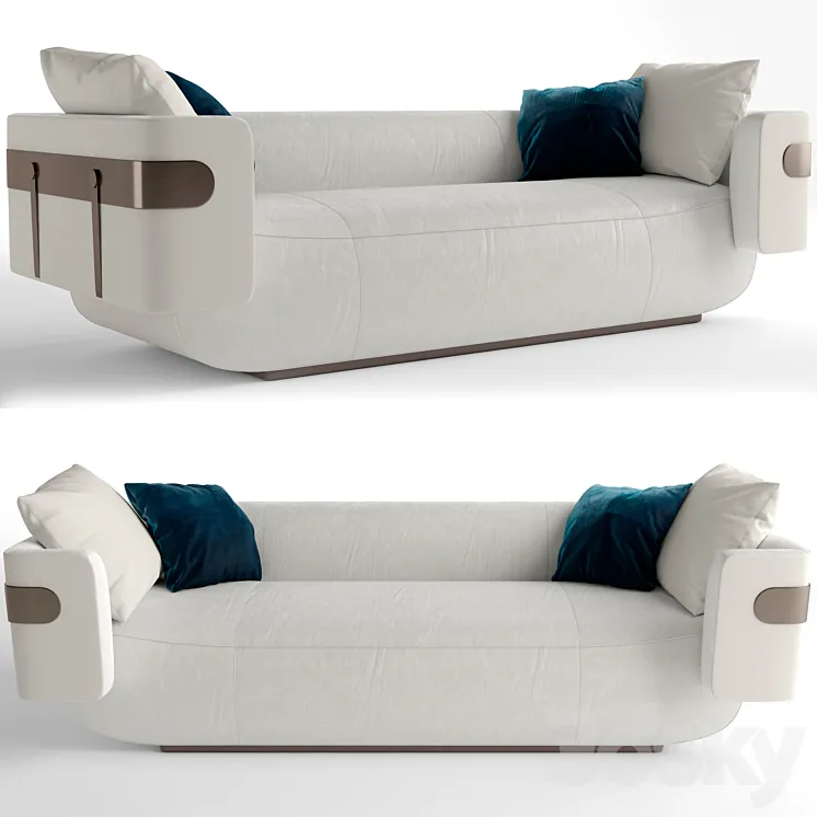 Longhi mi sofa 3D Model Free Download