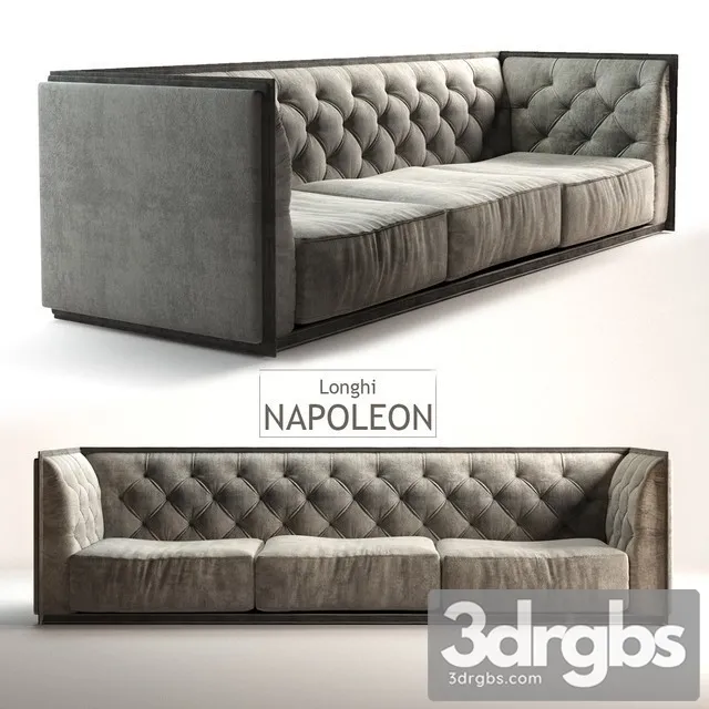 Longhi Napoleon Sofa 3D Model Download