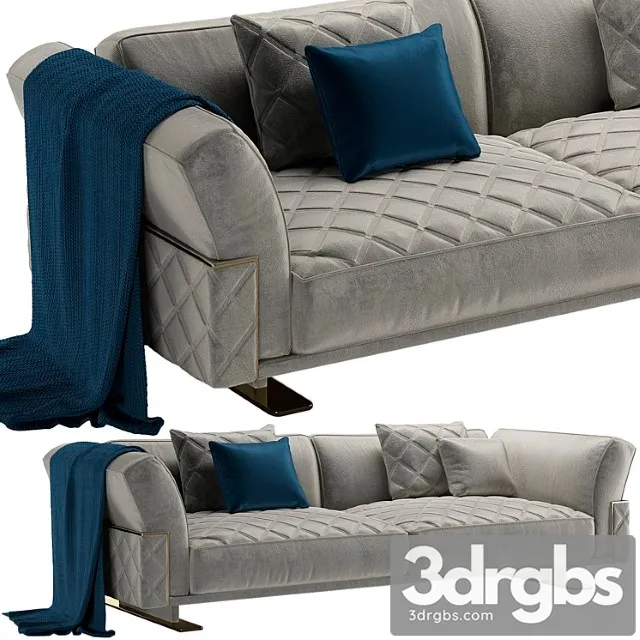 Longhi Ritual Sofa 3D Model Download