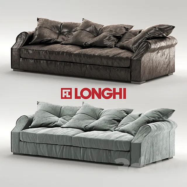 Longhi Rubens Free Sofa 3D Model Longhi Rubens Free Sofa 3D Model
