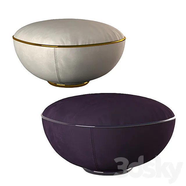 Longhi_Sigma_pouf 3D Model Longhi_Sigma_pouf 3D Model