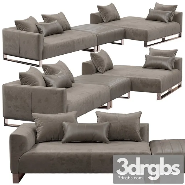 Longi Fold Sofa 3D Model Download
