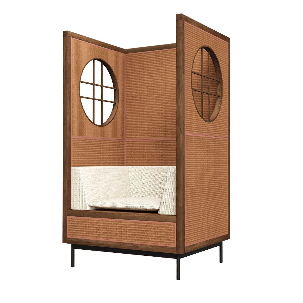 Look into Nature – Sofa Tenzan 1 seater 3D Model Look into Nature – Sofa Tenzan 1 seater 3D Model