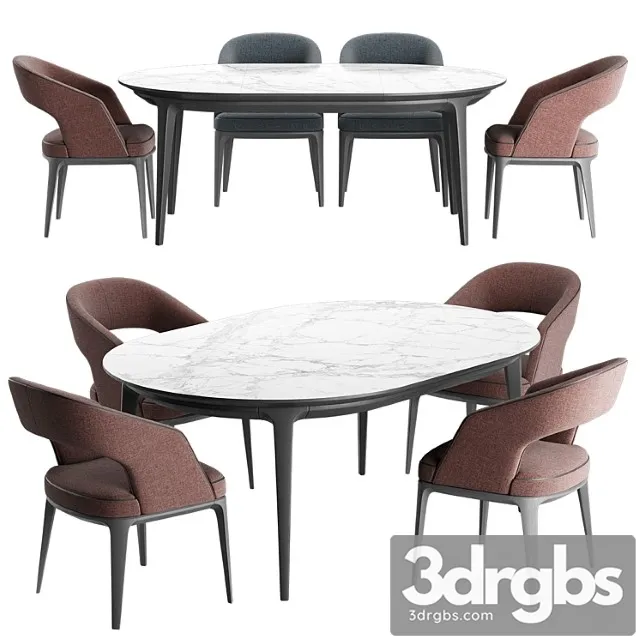 Loom table and chair 2 3D Model Download