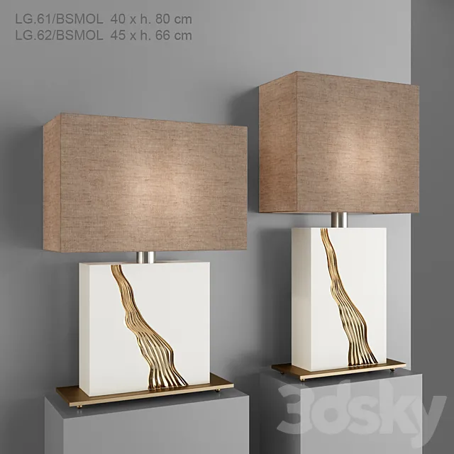 Lorenzon table lamp 3D Model