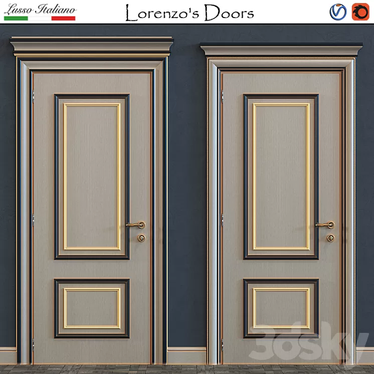 Lorenzo's Doors (Pietralta-2) 3D Model