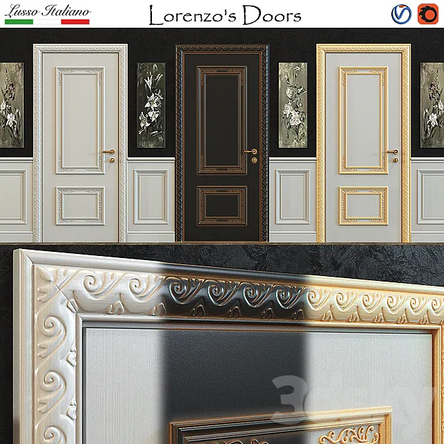 Lorenzo’s Doors (Pietralta) 3D Model