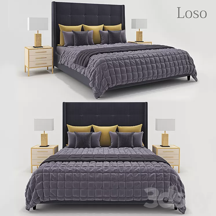 Loso_Bed 3D Model