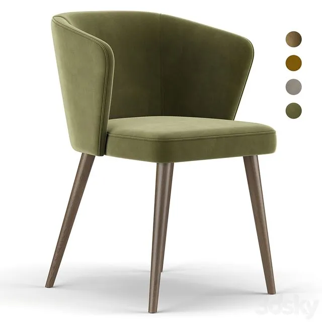 Lot dining chair 3D Model