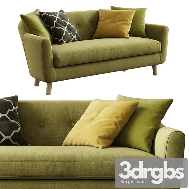 Lottie (3 seater sofa) 3D Model Download