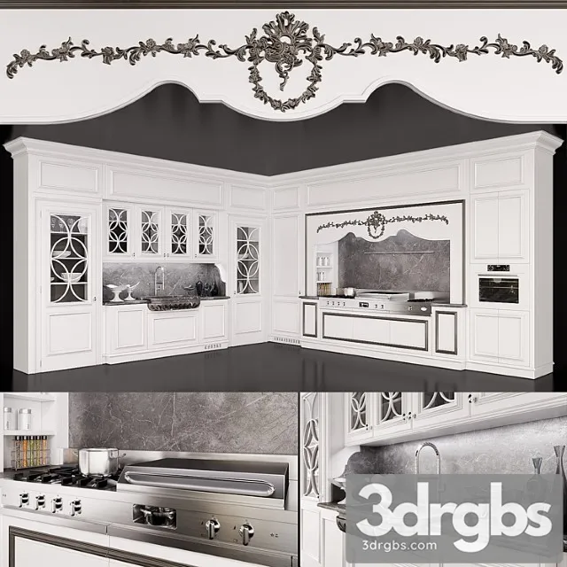 Lottocento Floral 3D Model Download