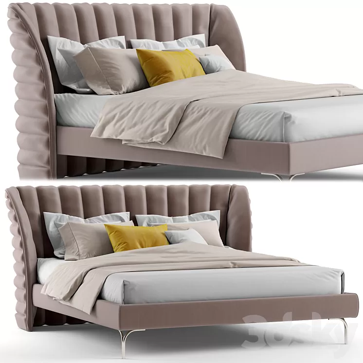 Lotus bed 3D Model