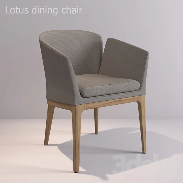 lotus dining chair 3D Model lotus dining chair 3D Model