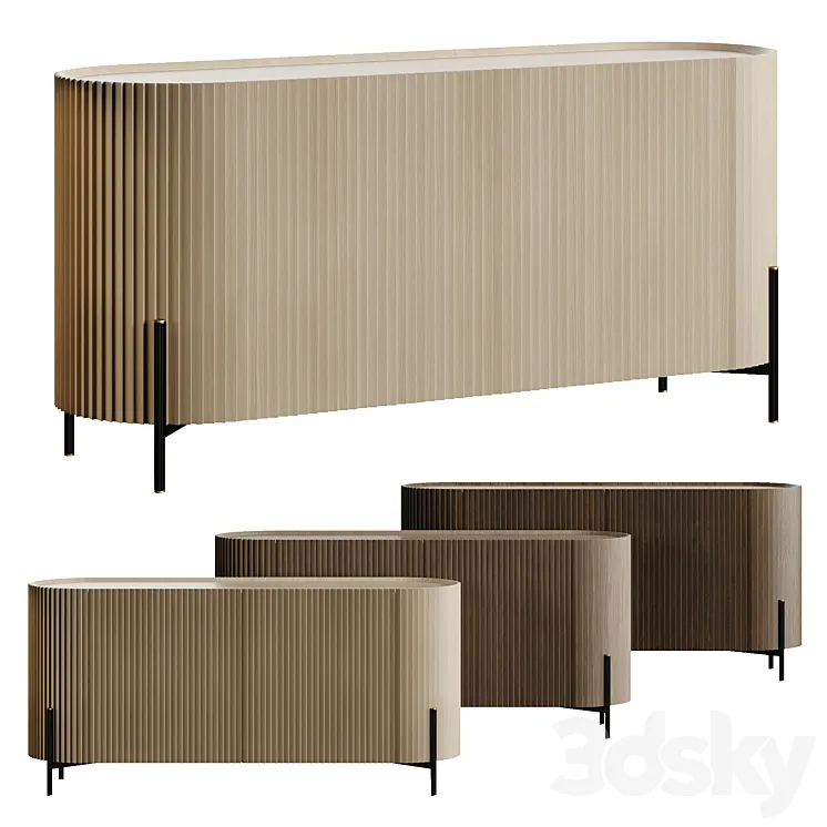 Lou Mindi Wood Sideboard 3D Model Free Download Lou Mindi Wood Sideboard 3D Model Free Download