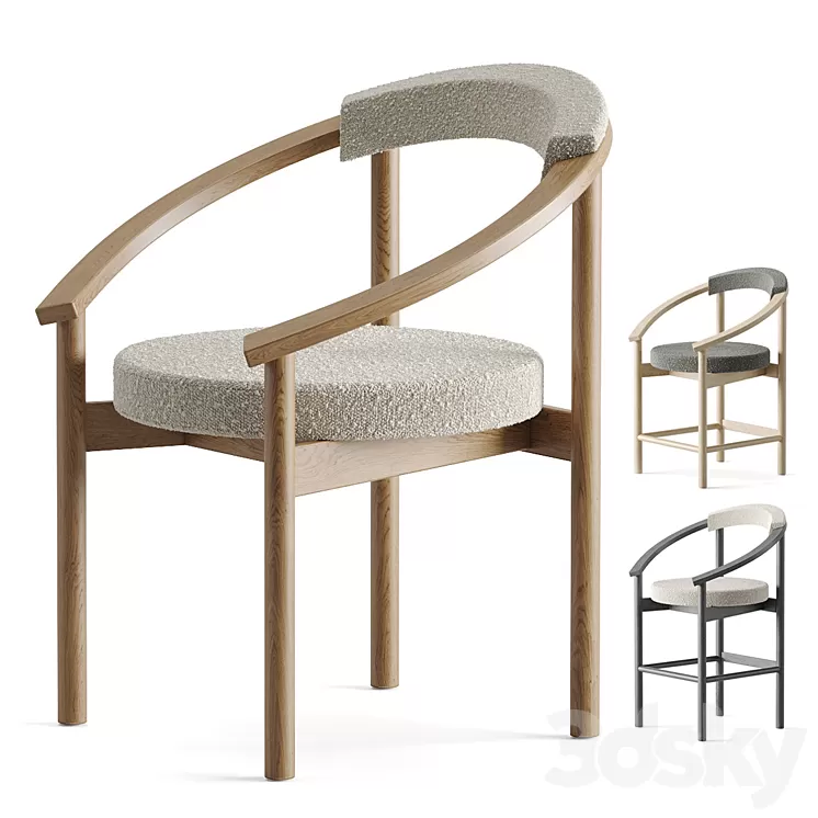 Louis chair 3D Model Free Download