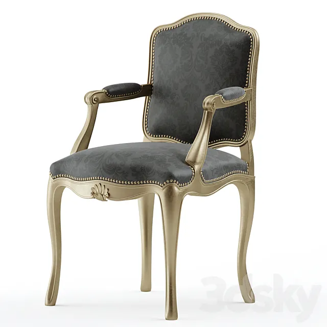 Louis Classic Chair 2 by Ritz Paris 3D Model