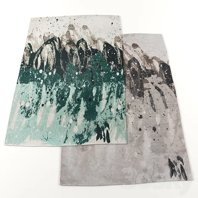 Louis de poortere carpets in Atlantic Surf collection 3DModel Louis de poortere carpets in Atlantic Surf collection 3DModel