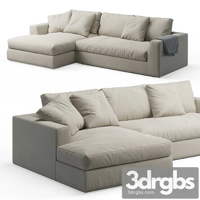 Louis Plus Sofa Meridiani 3D Model Download