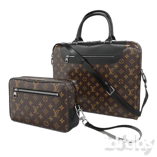 Louis vuitton bags 3D Model Download