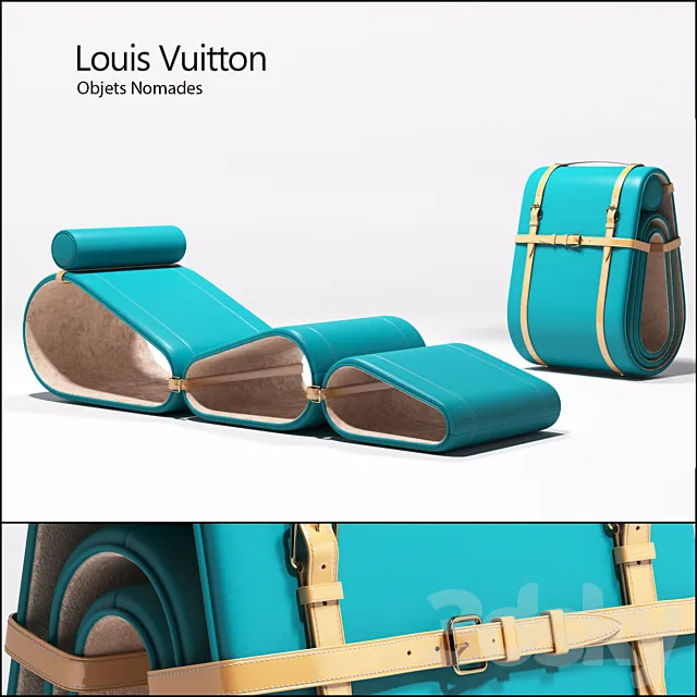 Louis Vuitton – Objets Nomades – Lounge chair 3D Model