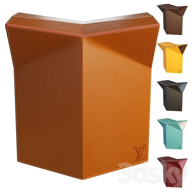 Louis Vuitton STOOL BY ATELIER OÏ 3D Model Louis Vuitton STOOL BY ATELIER OÏ 3D Model