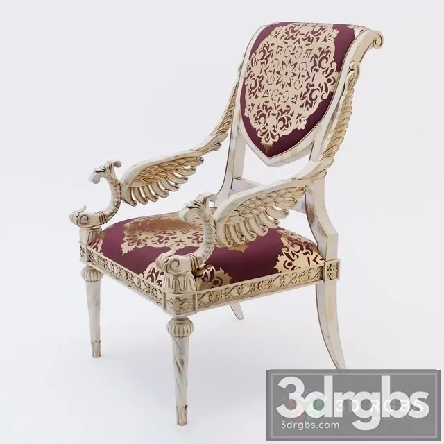 Louis XVI Classic Armchair 3D Model Download Louis XVI Classic Armchair 3D Model Download
