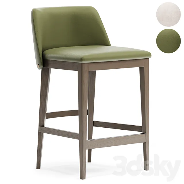 LOUISE barstool – Domkapa 3DModel LOUISE barstool – Domkapa 3DModel