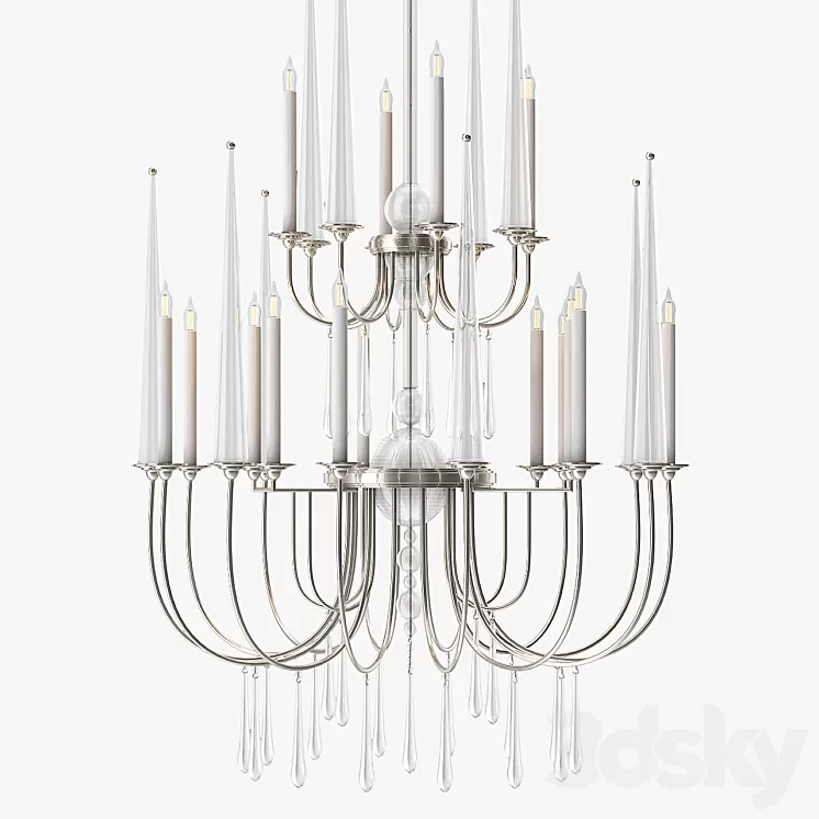 Louise Bradley Venezia Chandelier 3D Model Louise Bradley Venezia Chandelier 3D Model