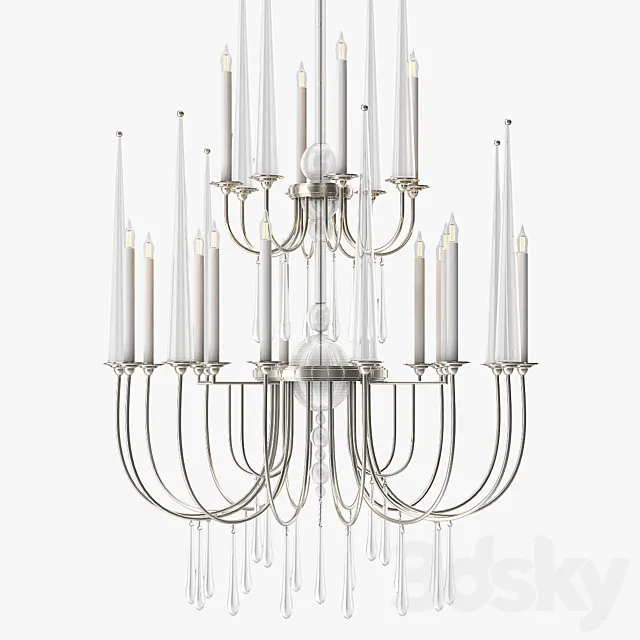 Louise Bradley Venezia Chandelier 3DModel Louise Bradley Venezia Chandelier 3DModel
