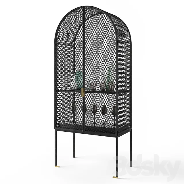 Louise Cabinet 3D Model Louise Cabinet 3D Model