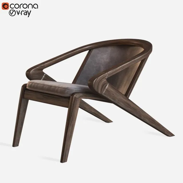 lounge chair alexandre caldas 3D Model