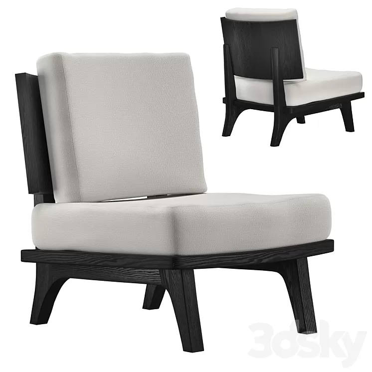 Lounge Chair Hestia 3D Model Free Download