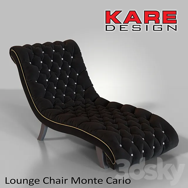 Lounge Chair Monte Carlo 3DModel Lounge Chair Monte Carlo 3DModel