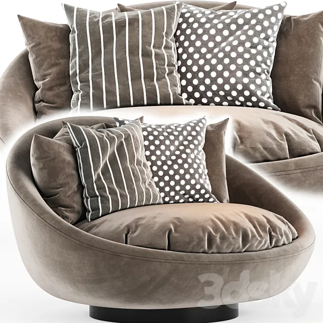 Lounge Chairs Lacoon 3DModel