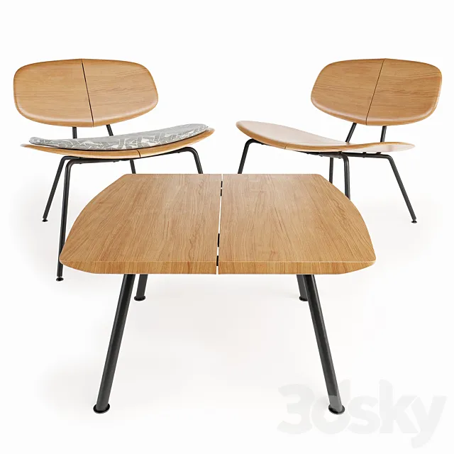 Lounge set Agave 3DModel