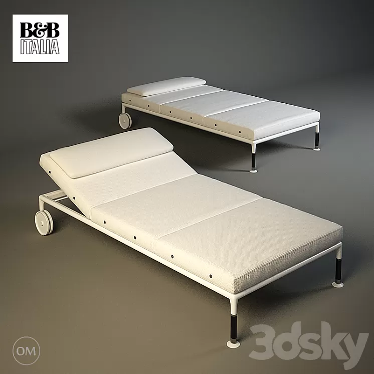 lounger Longue SPRINGTIME 3D Model