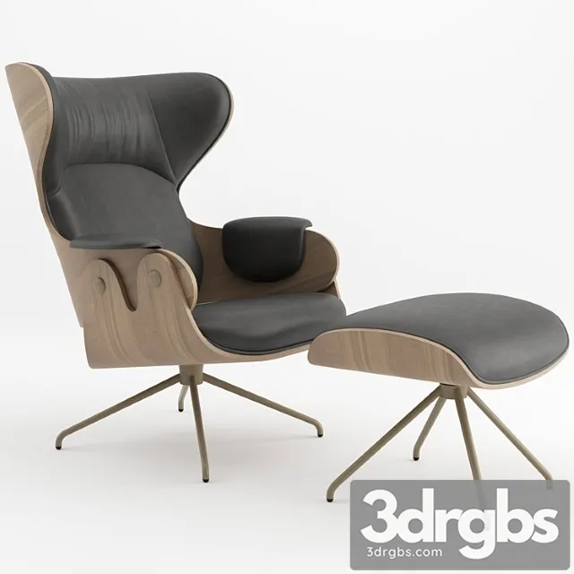 Lounher Armchair by BD Barcelona 3D Model Download Lounher Armchair by BD Barcelona 3D Model Download